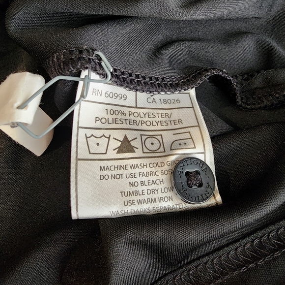 Antigua Grambling State Black and Gold Polo Shirt Size L - Picture 6 of 8